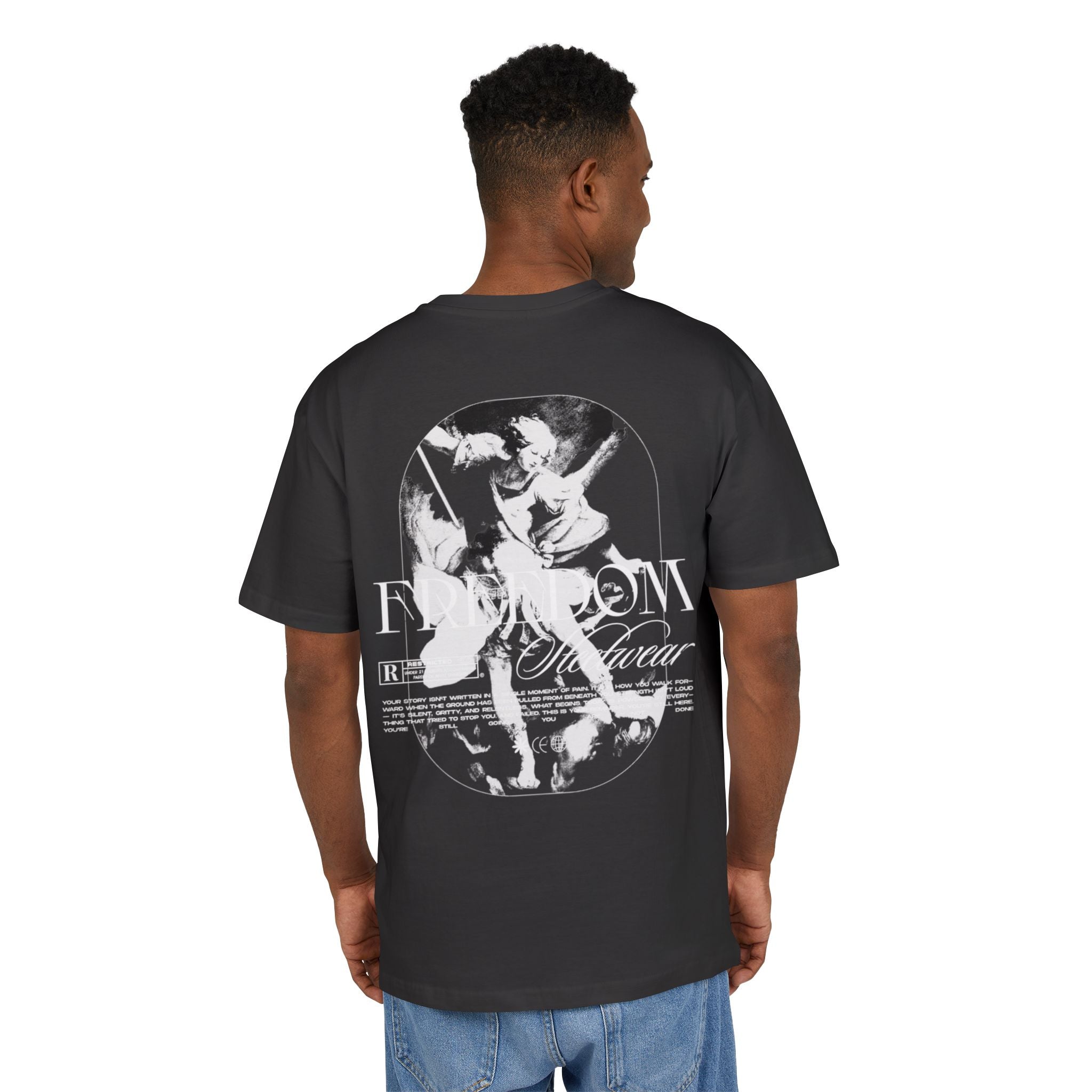 VYRKA® Oversized Tee — effortless comfort, street presence, and bold attitude in one essential piece