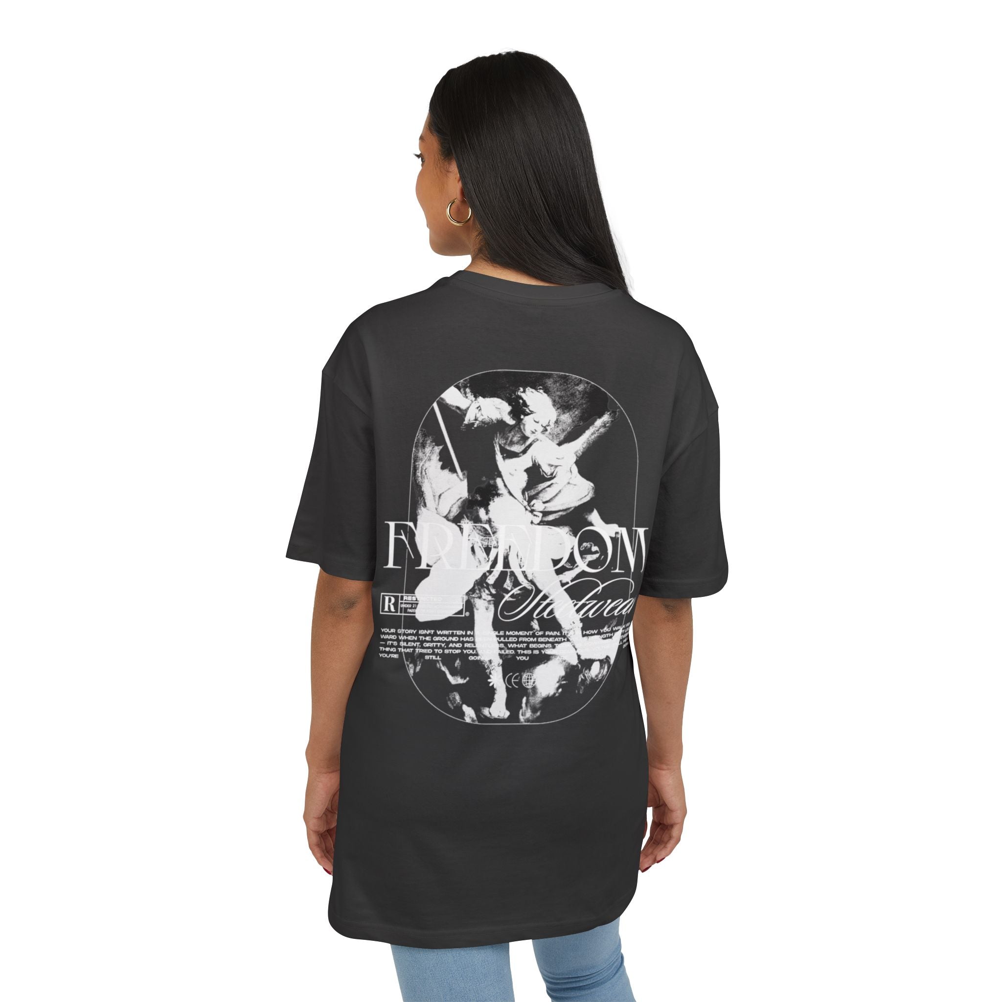 VYRKA® Oversized Tee — effortless comfort, street presence, and bold attitude in one essential piece